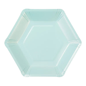 Pastel Hexagonal Dessert Plates 12ct | The Party Darling