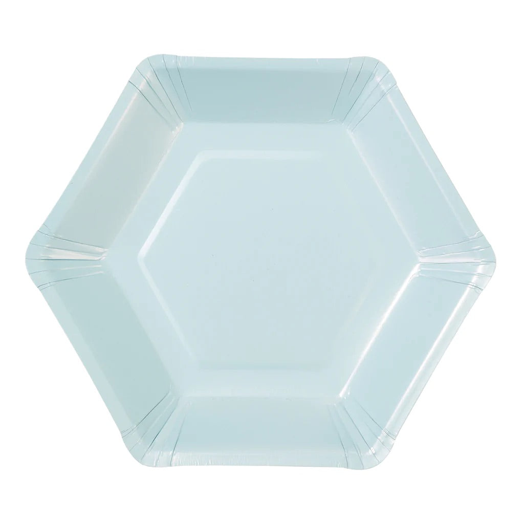 Pastel Hexagonal Dessert Plates 12ct | The Party Darling