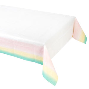 Pastel Rainbow Paper Table Cover | The Party Darling
