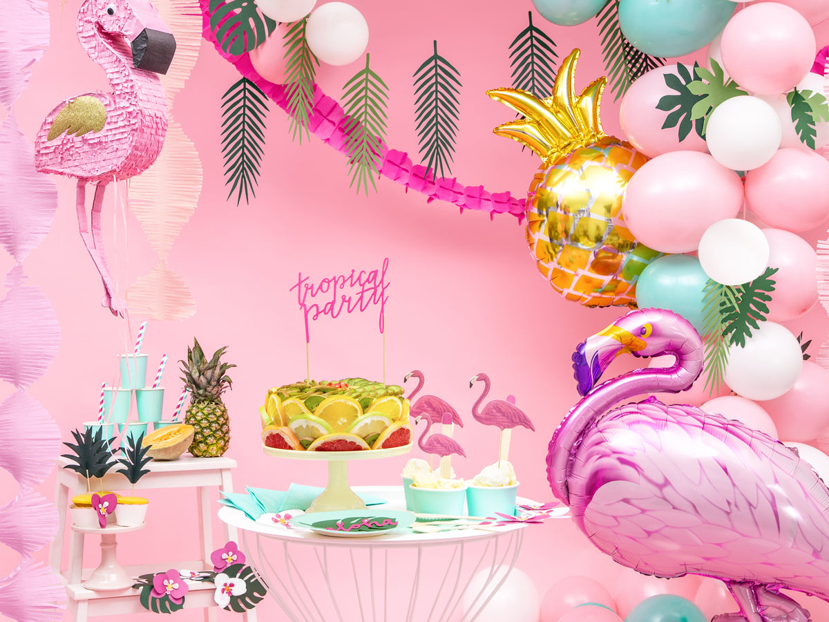 Tropical party decor