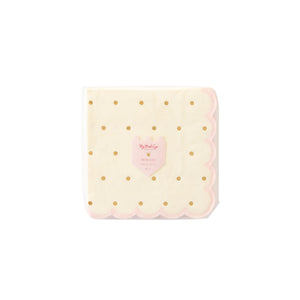 Magical Princess Scalloped Dessert Napkins 18ct Packaged