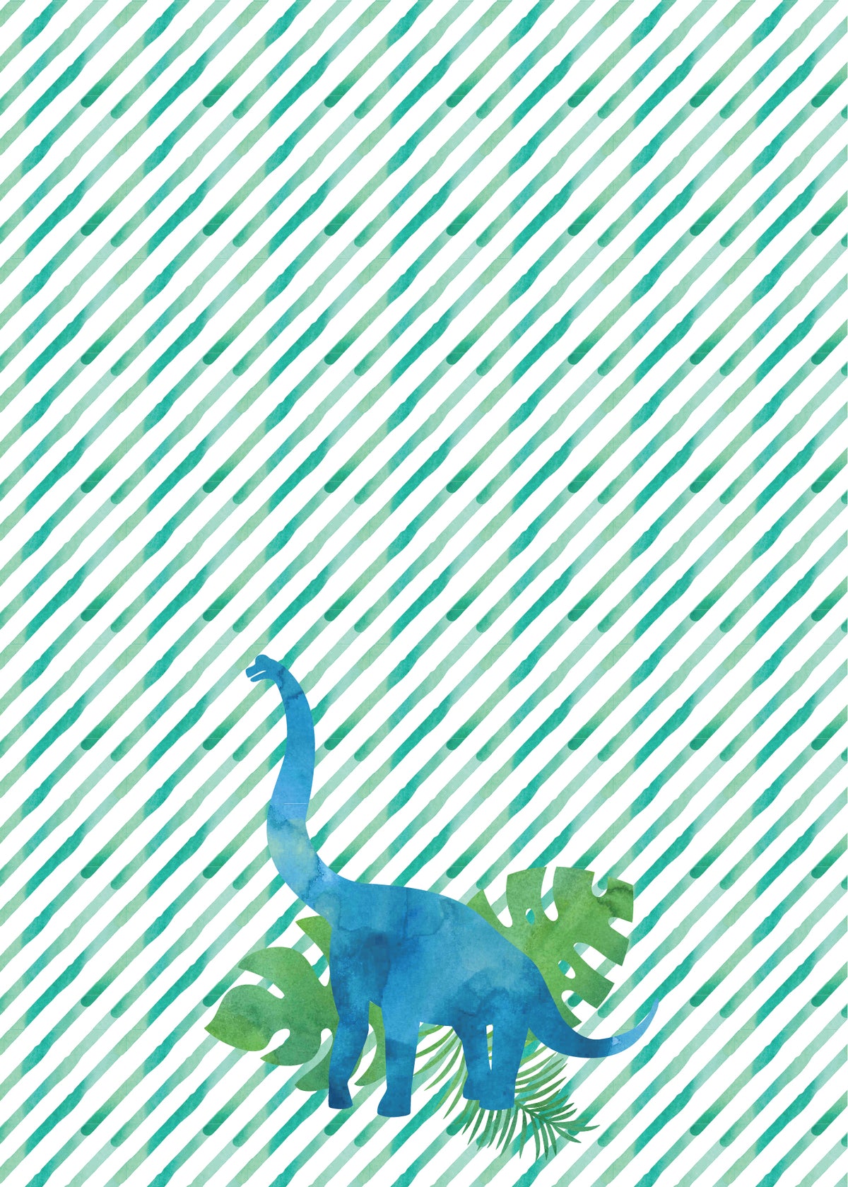 Dinosaur Birthday Invitation Back