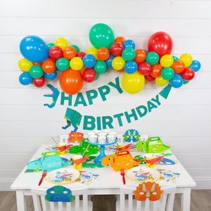 Dinosaur Party Balloon Garland Kit - 6ft. - The Party Darling