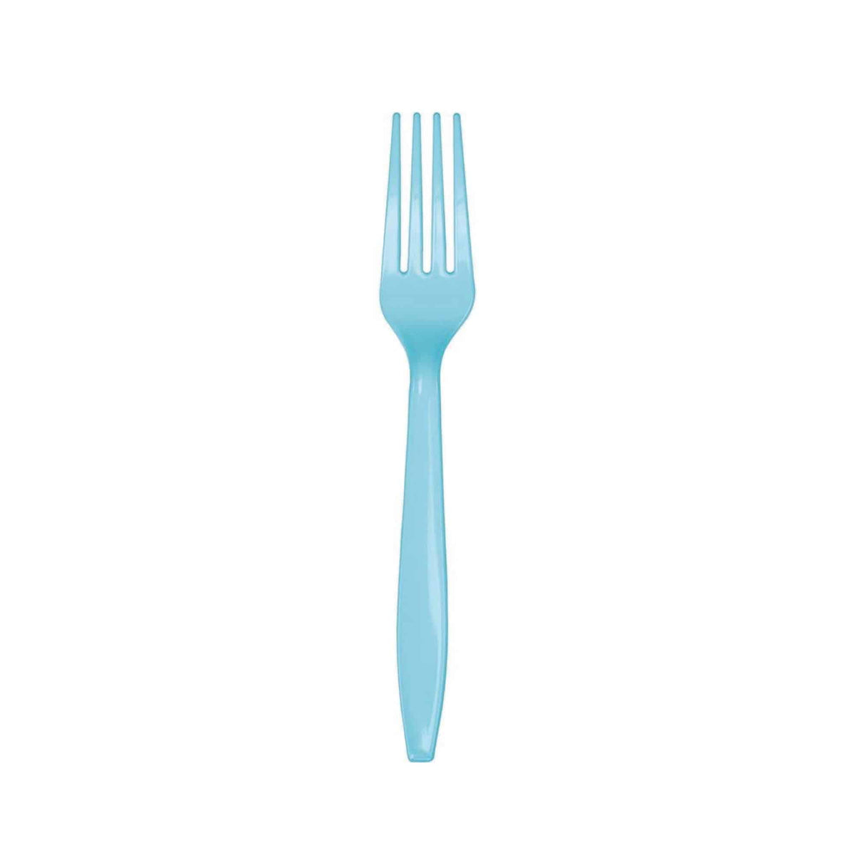 Pastel Light Blue Plastic Forks Service for 24 | The Party Darling