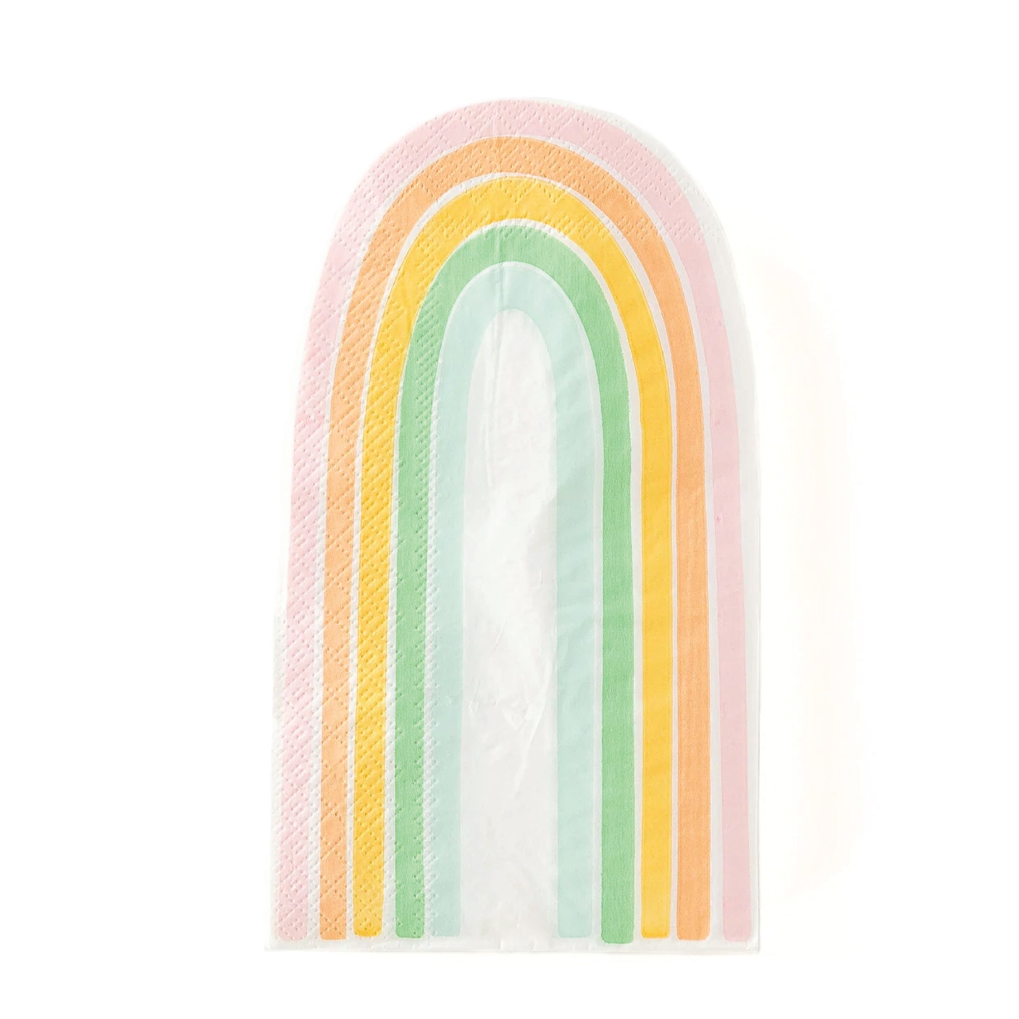 Pastel Rainbow Shaped Lunch Napkins 24ct | The Party Darling
