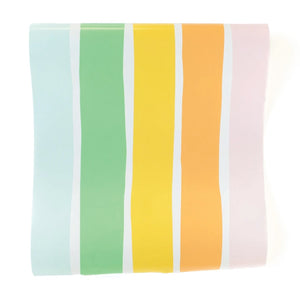 Pastel Rainbow Paper Table Runner 10ft | The Party Darling