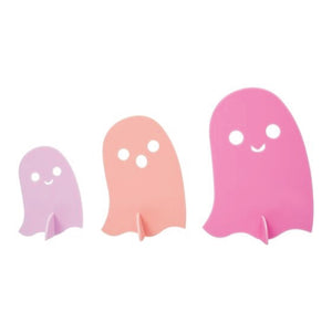 Pink Acrylic Ghost Decorations 3ct | The Party Darling