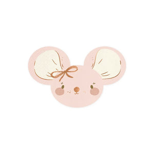 Pink Mouse Dessert Napkins 20ct | The Party Darling
