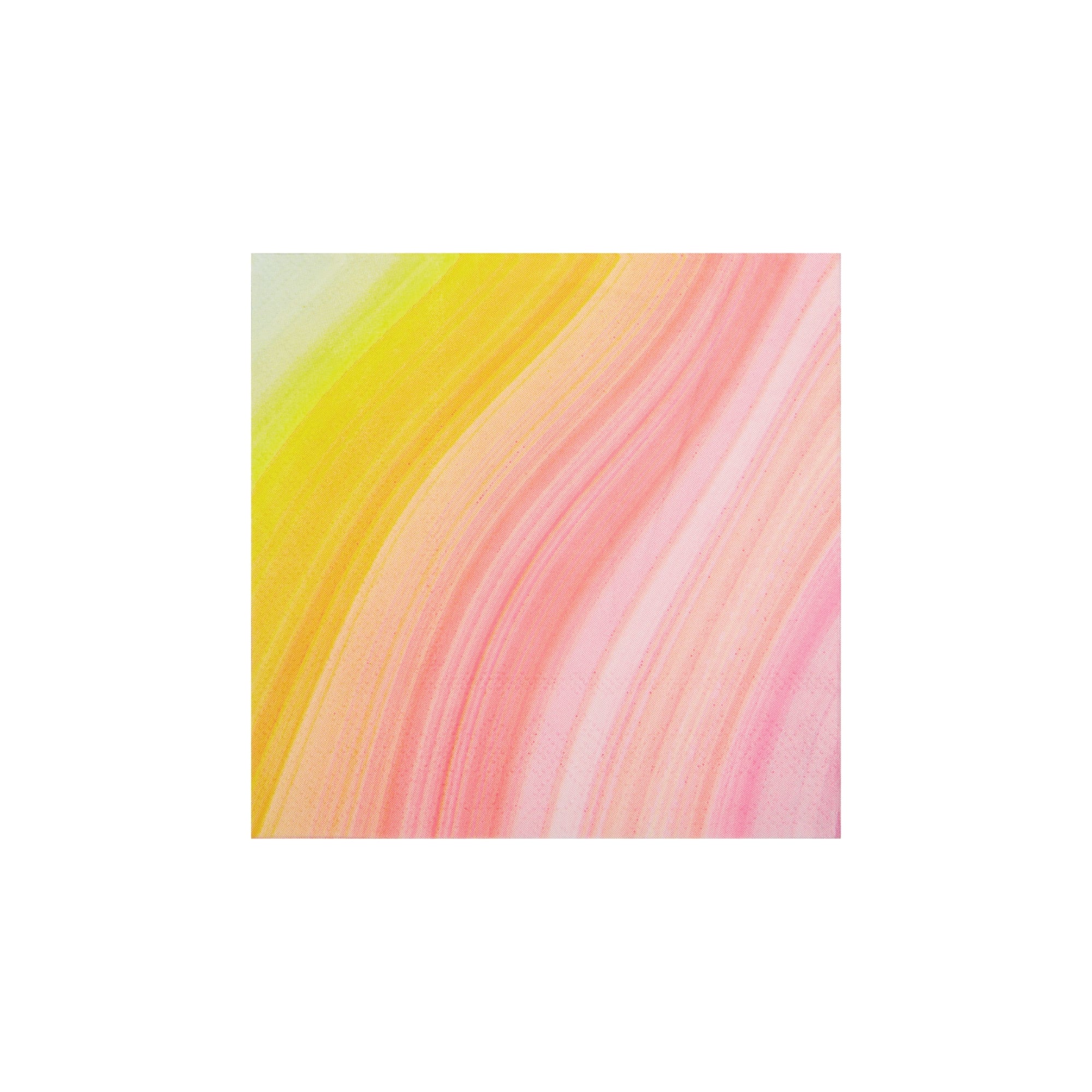 Pink & Yellow Ombre Swirl Dessert Napkins 20ct | The Party Darling