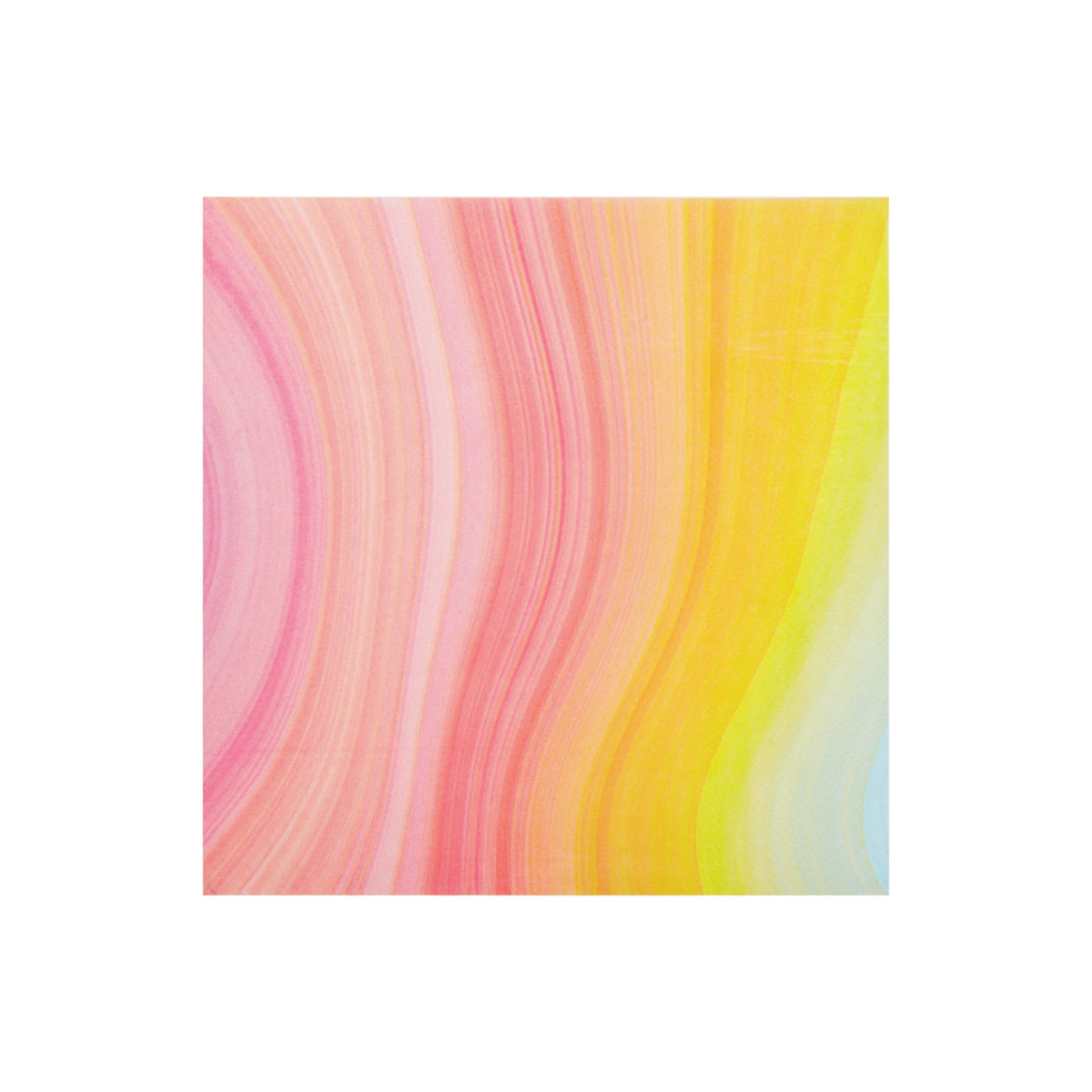 Pink & Yellow Ombre Swirl Lunch Napkins 20ct | The Party Darling