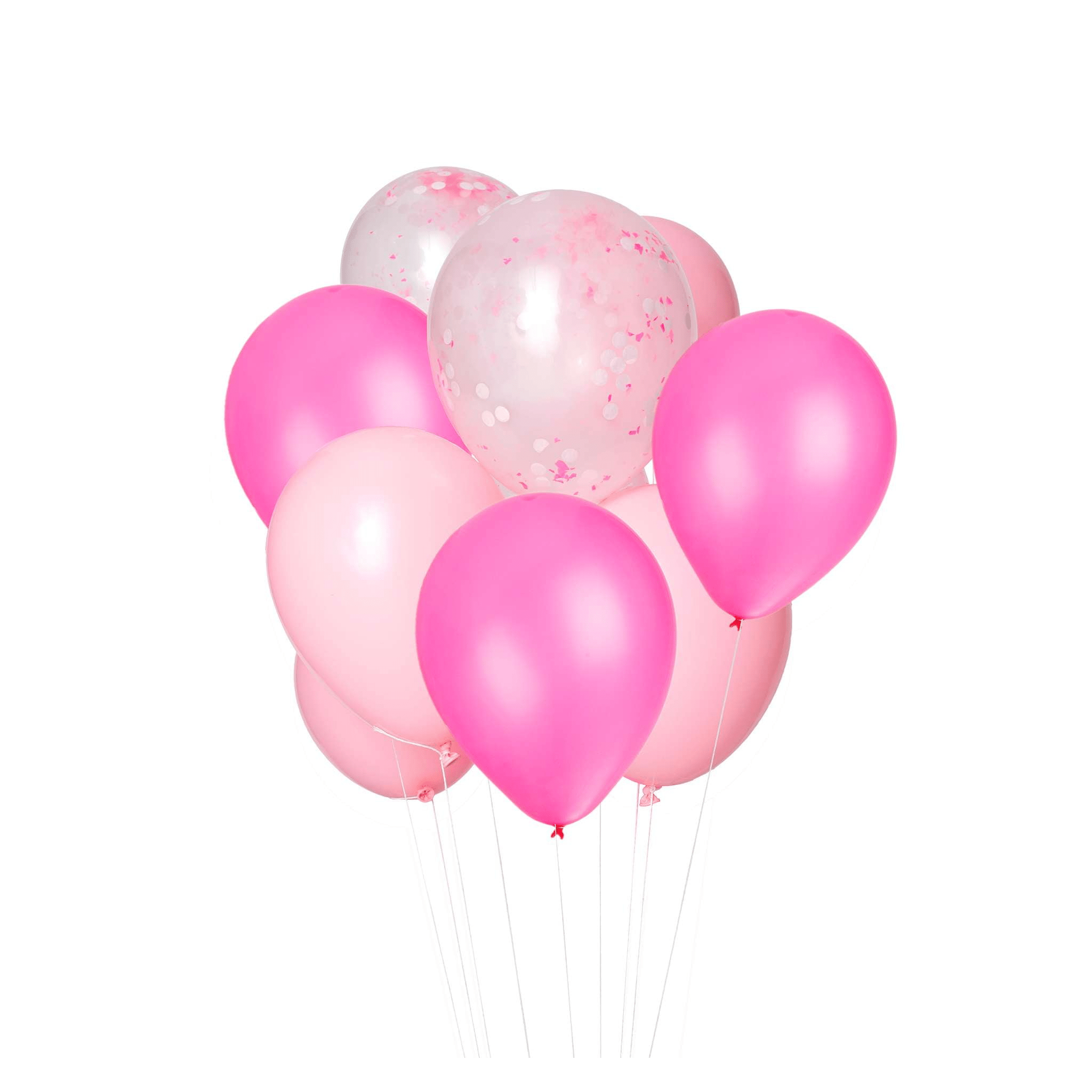 Pink Classic Balloon Bouquet 12ct | The Party Darling