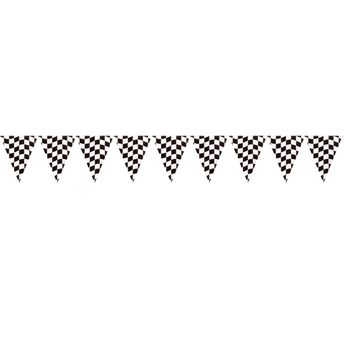 Race Flag Pennant Banner 12ft | The Party Darling