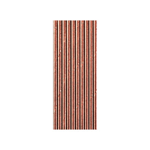 Rose Gold Paper Straws 10ct | The Party Darling