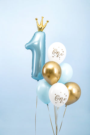 Boy 1st Birthday Balloon Bouquet