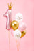 Pink & Gold 1st Birthday Balloon Bouquet 6ct | The Party Darling