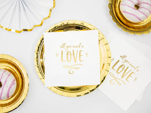 All You Need is Love Napkins 20ct Place Setting