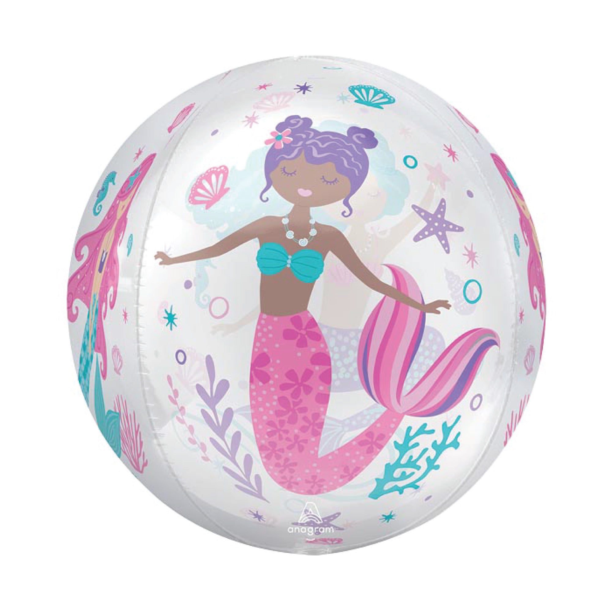 Shimmering Mermaid Orbz Balloon 16" | The Party Darling