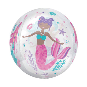 Shimmering Mermaid Orbz Balloon - The Party Darling