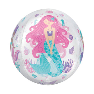 Shimmering Mermaid Orbz Balloon 16" | The Party Darling