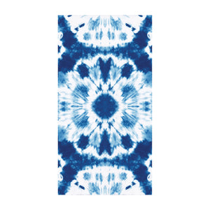 Shibori Blue & White Tie-Dye Guest Towels 16ct | The Party Darling