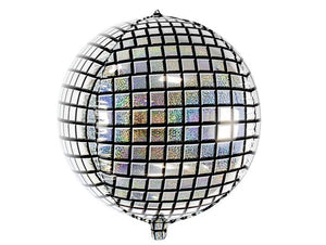 Silver Disco Ball Orbz Foil Balloon 16in | The Party Darling