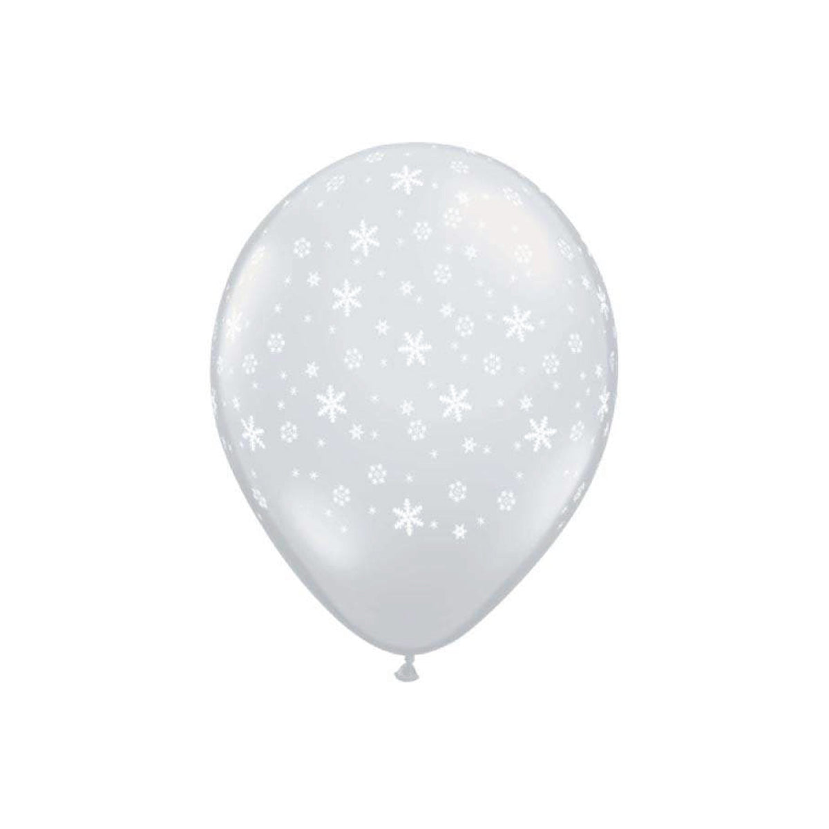 11" Round Snowflake Winter Balloon | The Party Darling