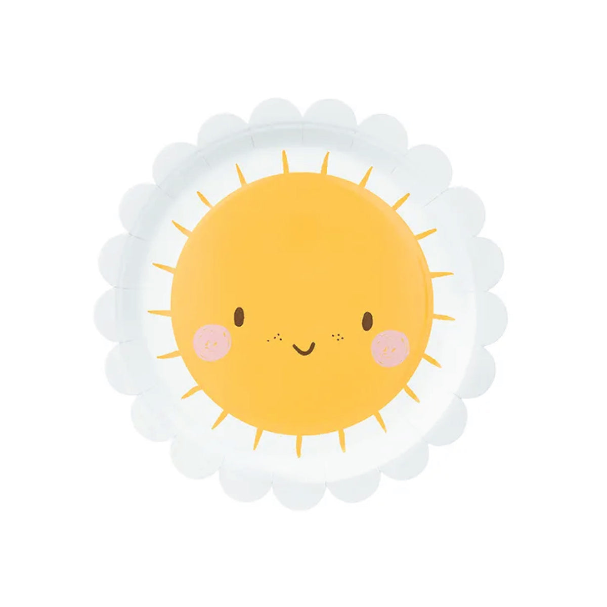 Happy Sunshine Dessert Plates 6ct | The Party Darling