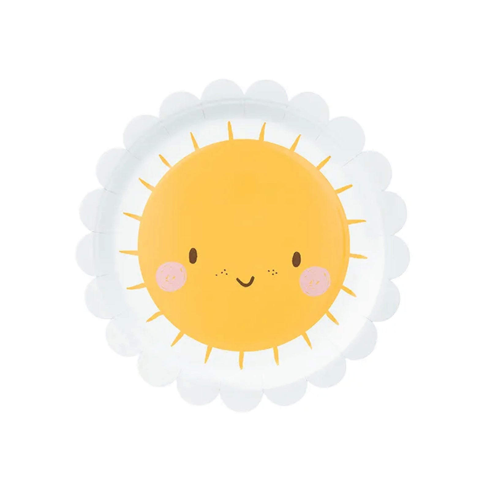 Happy Sunshine Dessert Plates 6ct | The Party Darling