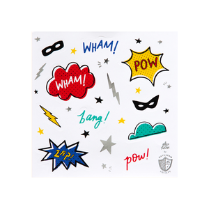 Superhero Stickers 4 sheets | The Party Darling