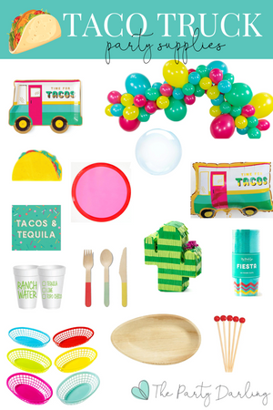 Taco Bout a Party Balloon Garland Kit 6ft | The Party Darling