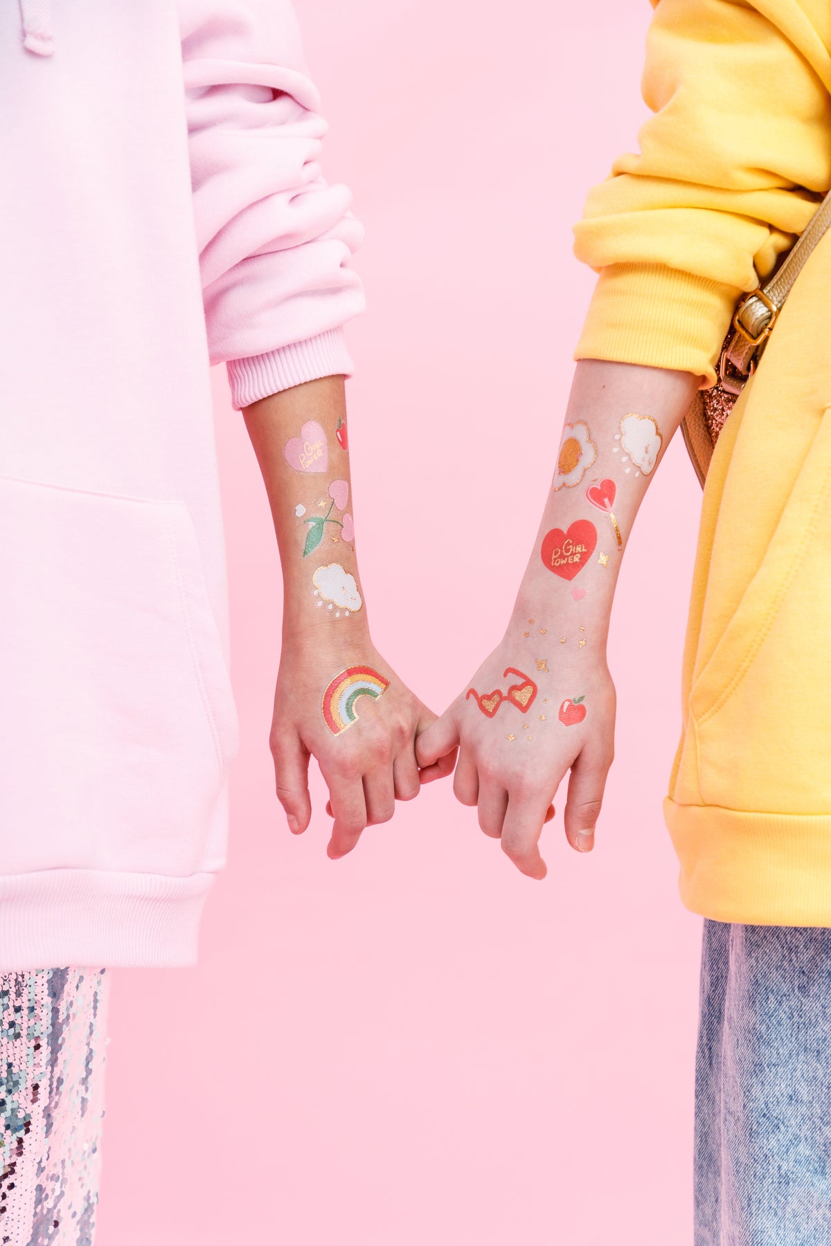 Girl Power Icon Temporary Tattoos 14ct On Kids