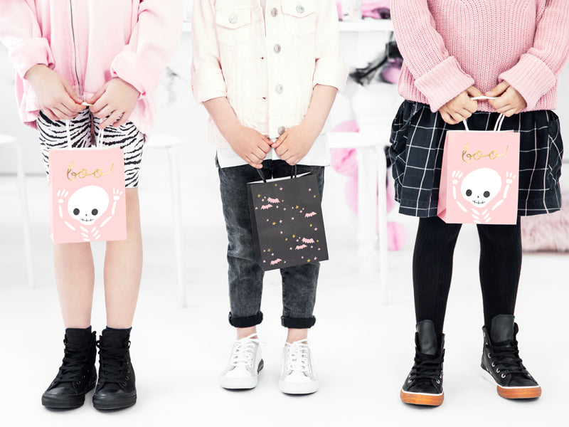 Pink Halloween Boo Favor Bags 6ct - The Party Darling