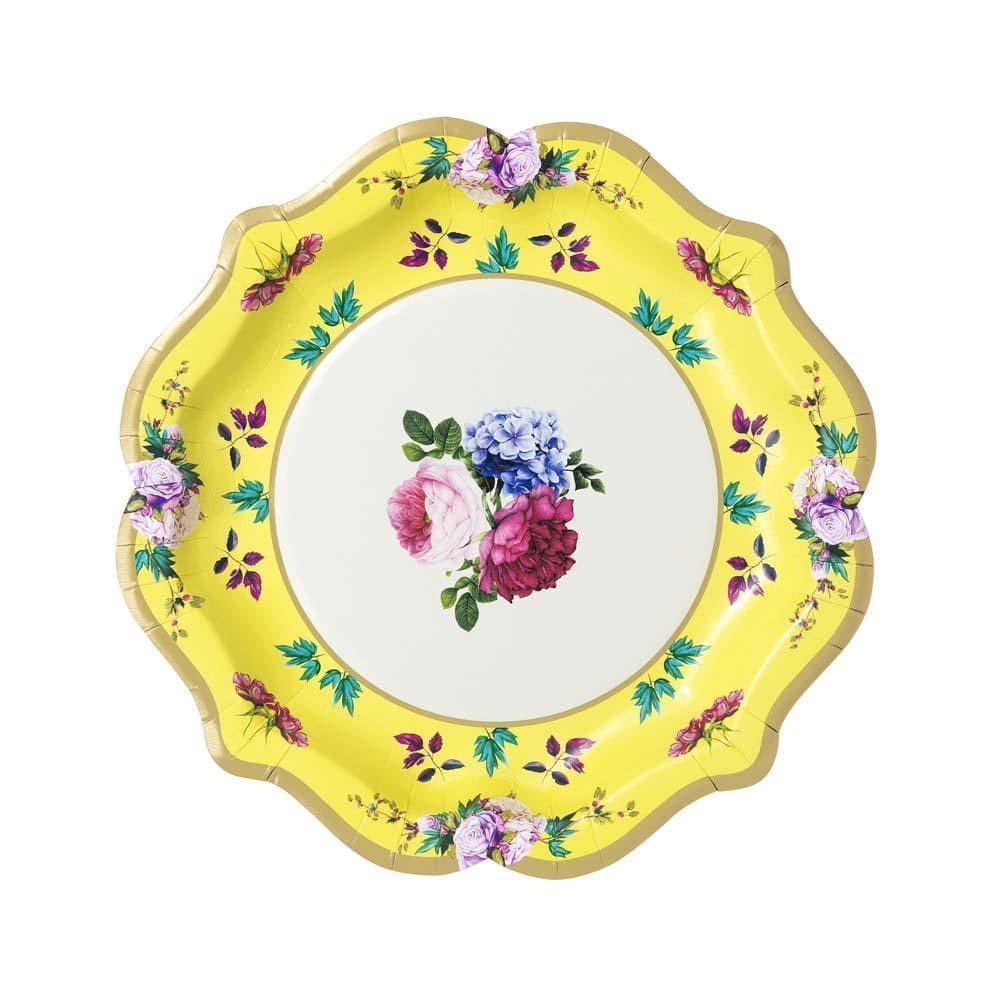 Floral Tea Party Plates Assortment 12ct | The Party Darling