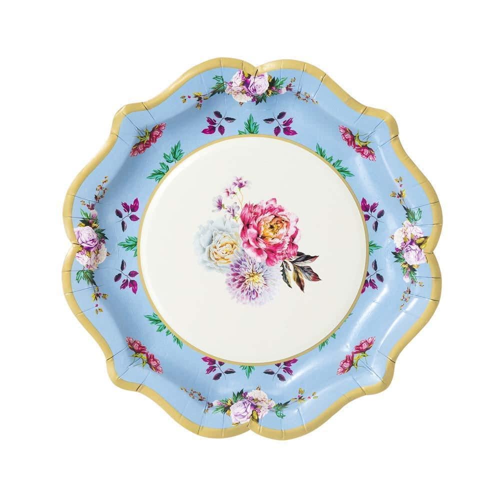 Floral Tea Party Plates Assortment 12ct | The Party Darling