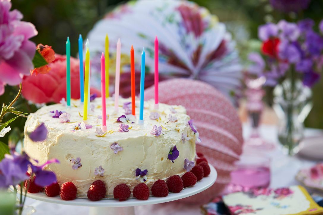 Tall Rainbow Birthday Candles - The Party Darling