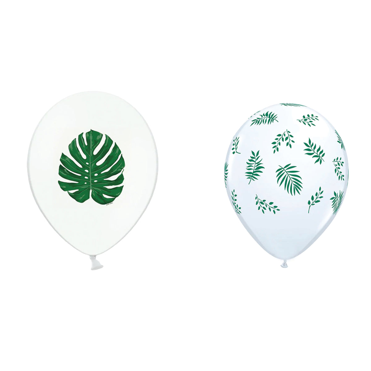 Tropical Leaf Latex Balloon Bouquet 6ct - The Party Darling