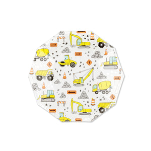 Under Construction Dessert Plates 8ct | The Party Darling