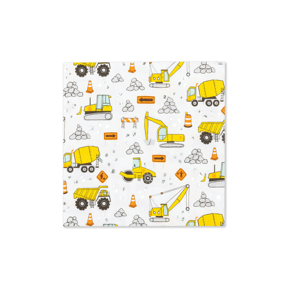 Under Construction Lunch Napkins 16ct | The Party Darling