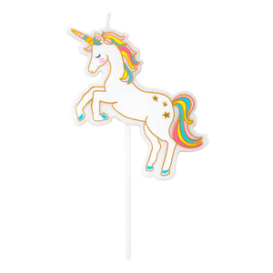 Rainbow Unicorn Birthday Candle | The Party Darling