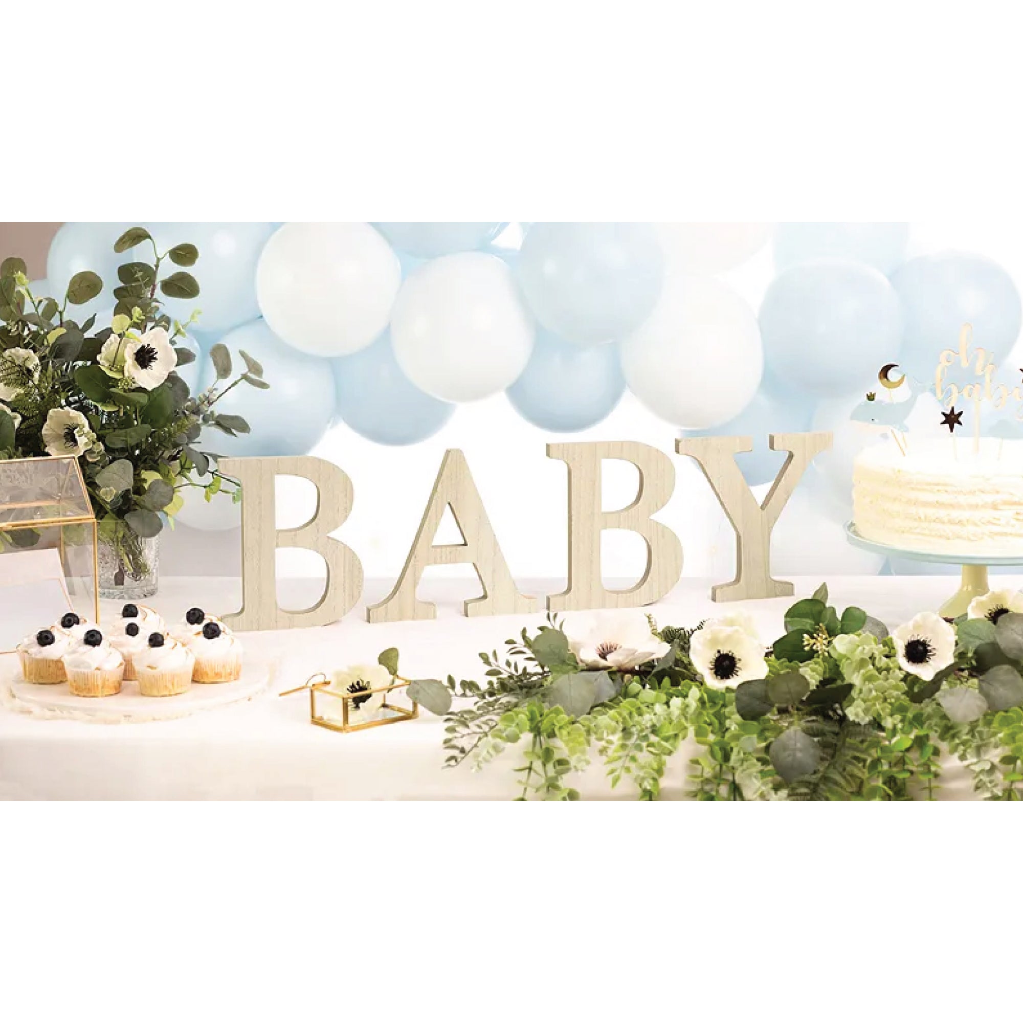 Wooden BABY Letter Sign | The Party Darling