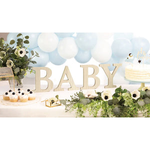 Wooden BABY Letter Sign Decorations