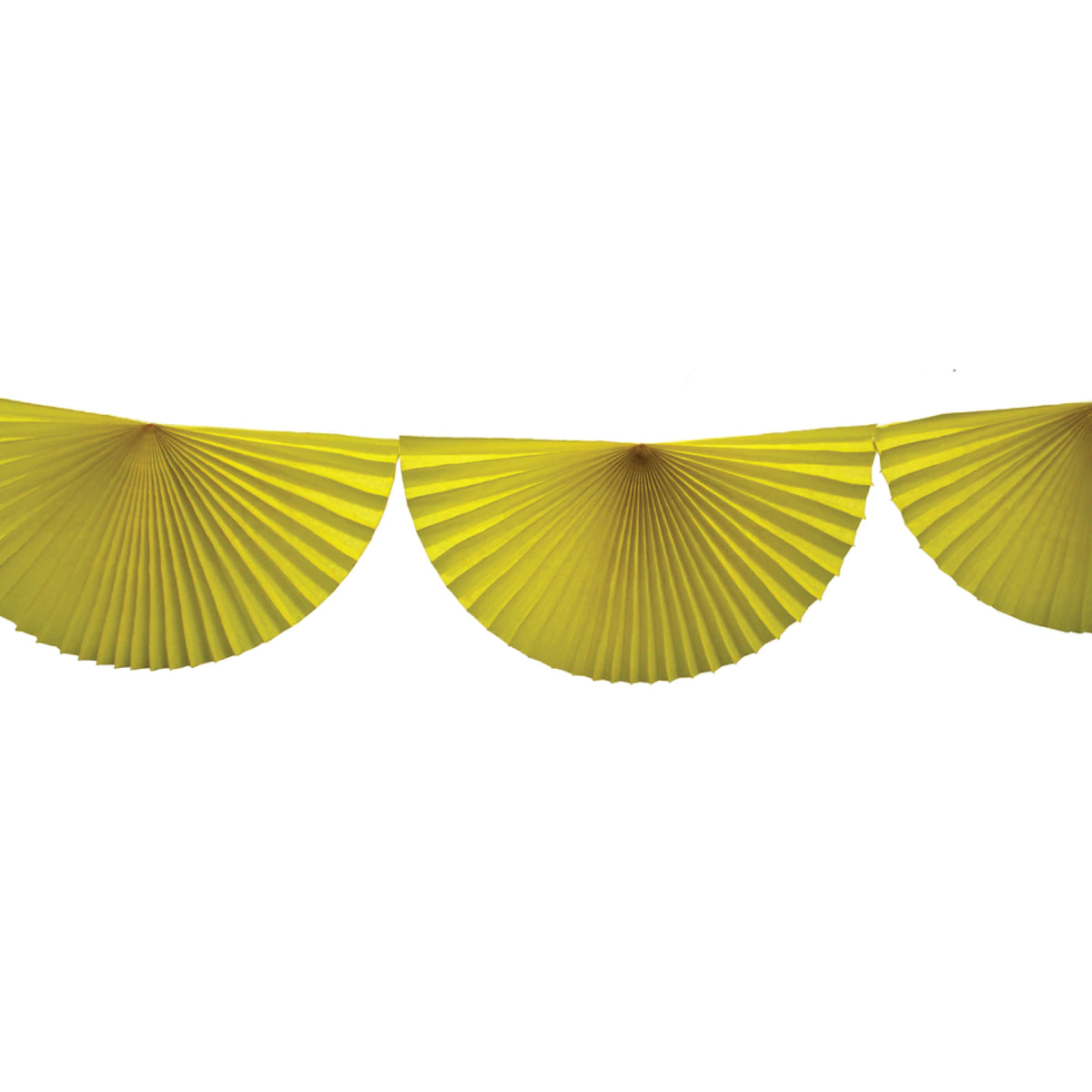 Yellow 10 ft Bunting Fan Garland Decorations | The Party Darling