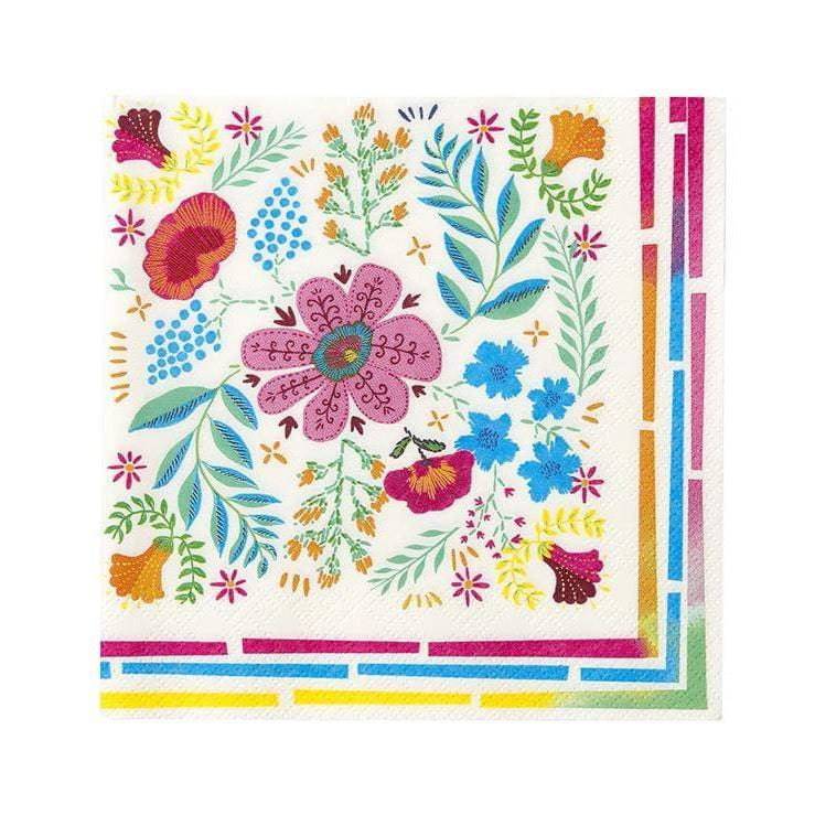 Boho Floral Lunch Napkins 20ct | The Party Darling