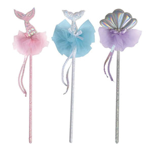 Iridescent Mermaids Seashell Wands 3ct | The Party Darling