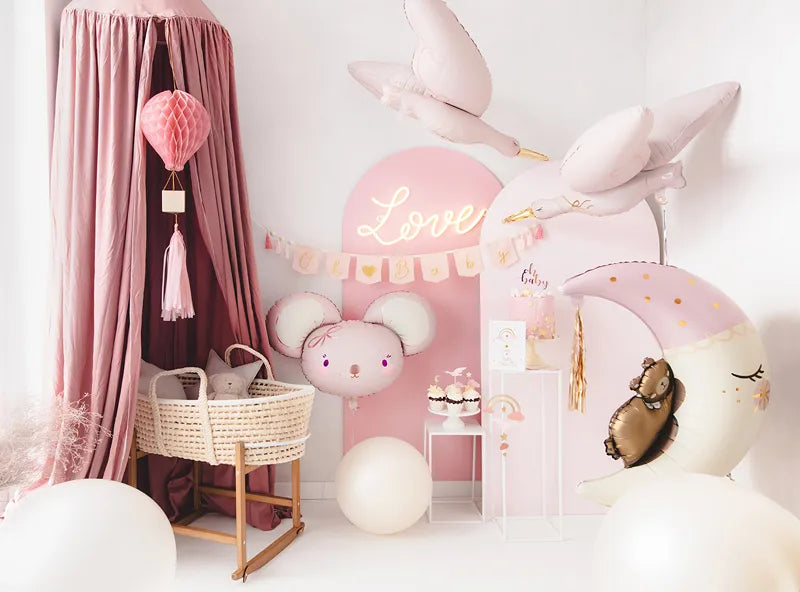Teddy Bear on the Moon Foil Balloon 34in | The Party Darling
