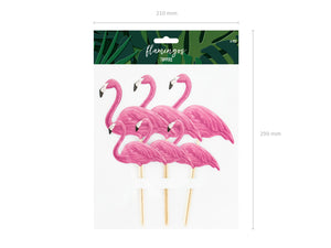 Pink Flamingo Cake Toppers - The Party Darling