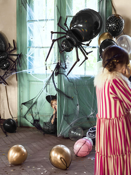 Black Spider Halloween Balloon 39.5in - The Party Darling
