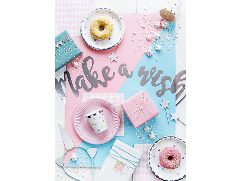 Silver Make A Wish DIY Banner 2ft | The Party Darling