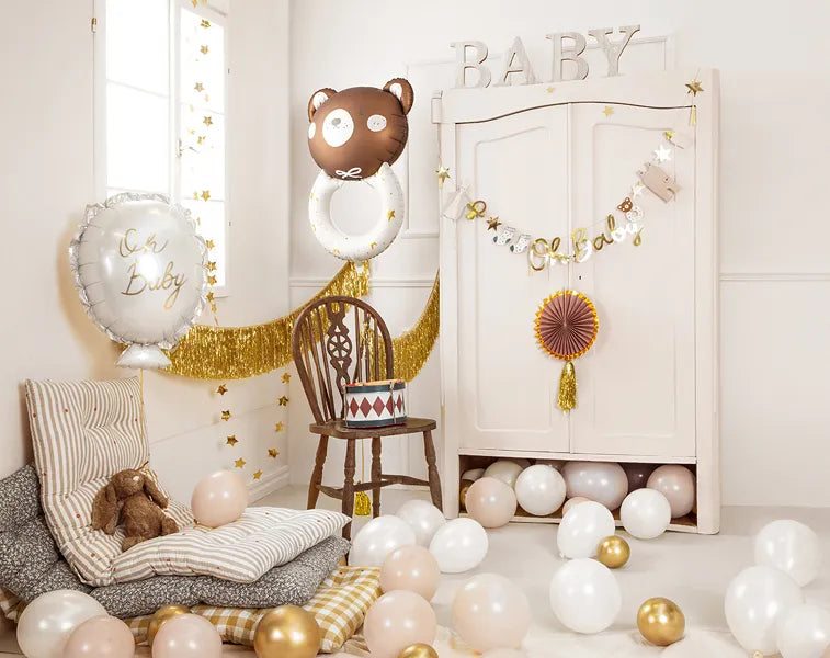 DIY Gold Oh Baby Icon Banner 8ft | The Party Darling
