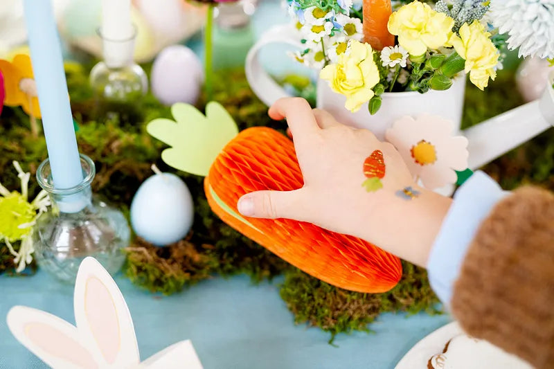 Carrot Honeycomb Decoration 7in | The Party Darling